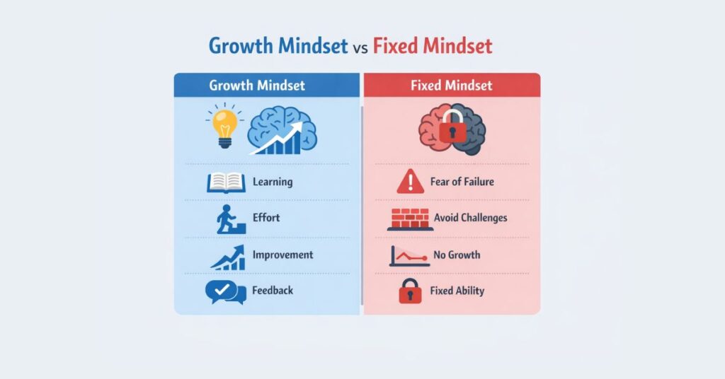 Growth Mindset vs Fixed Mindset