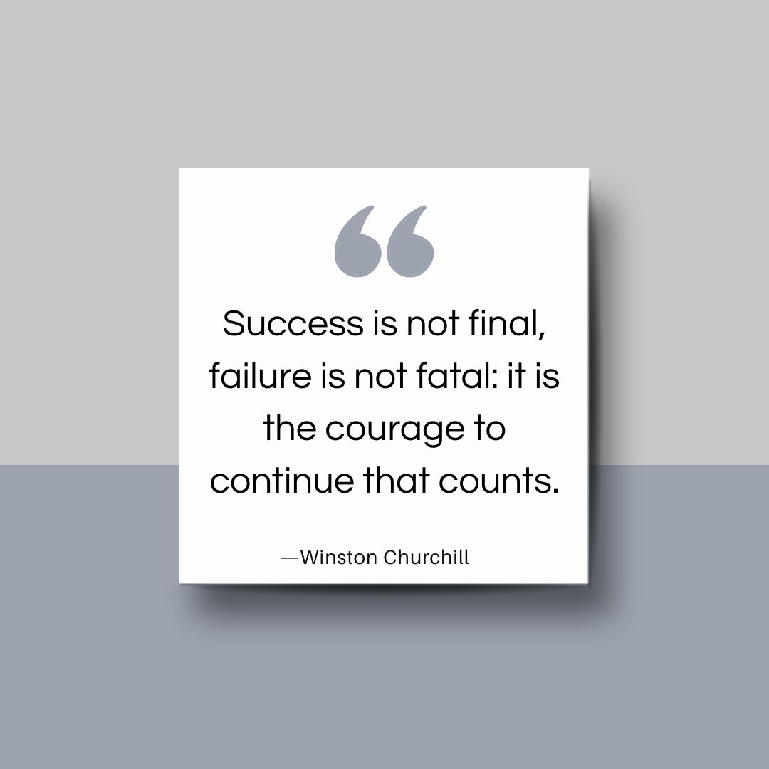Life Quotes About Success Life quote about success and courage.