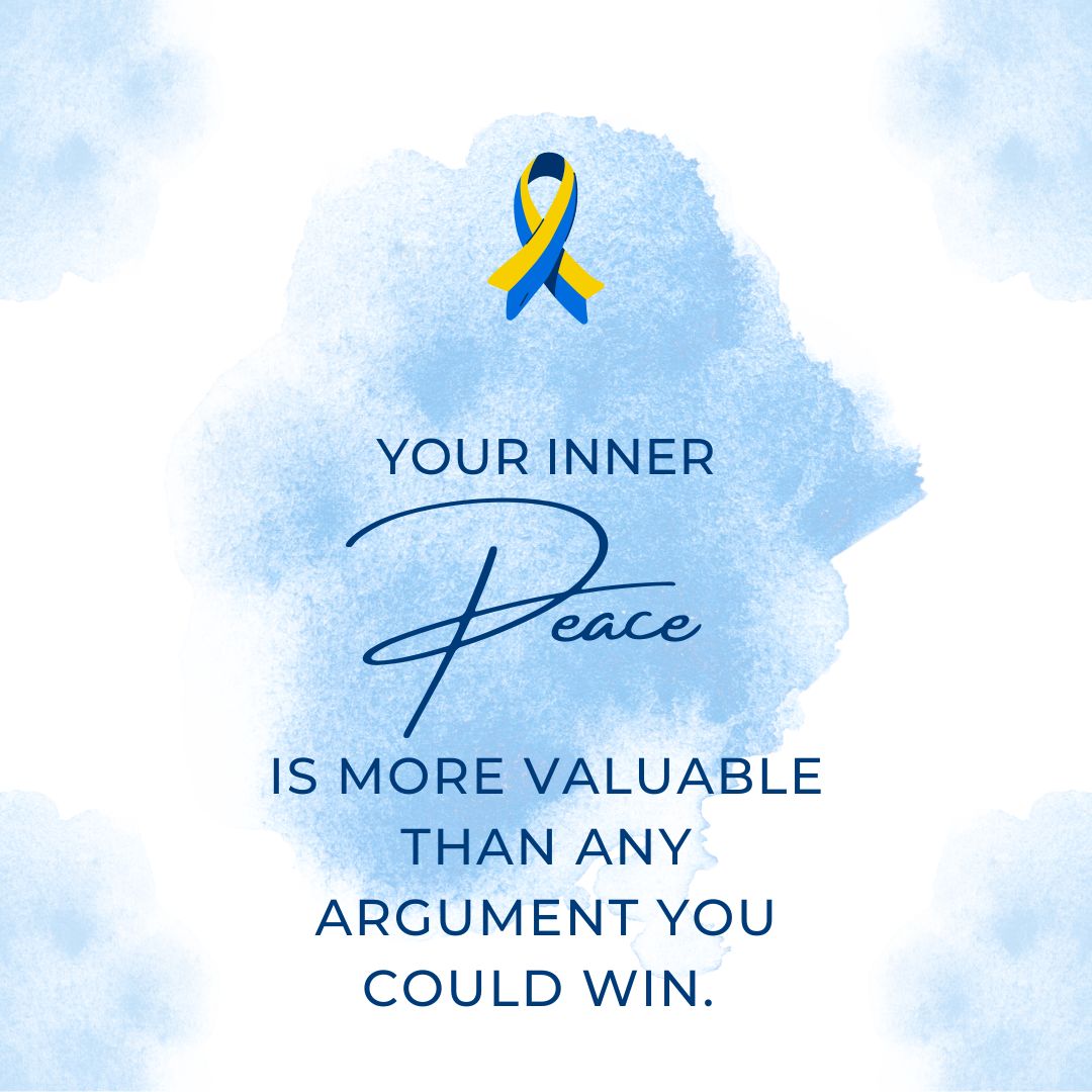 Your inner peace is more valuable than any argument you could win – powerful words of wisdom about peace and mindset.