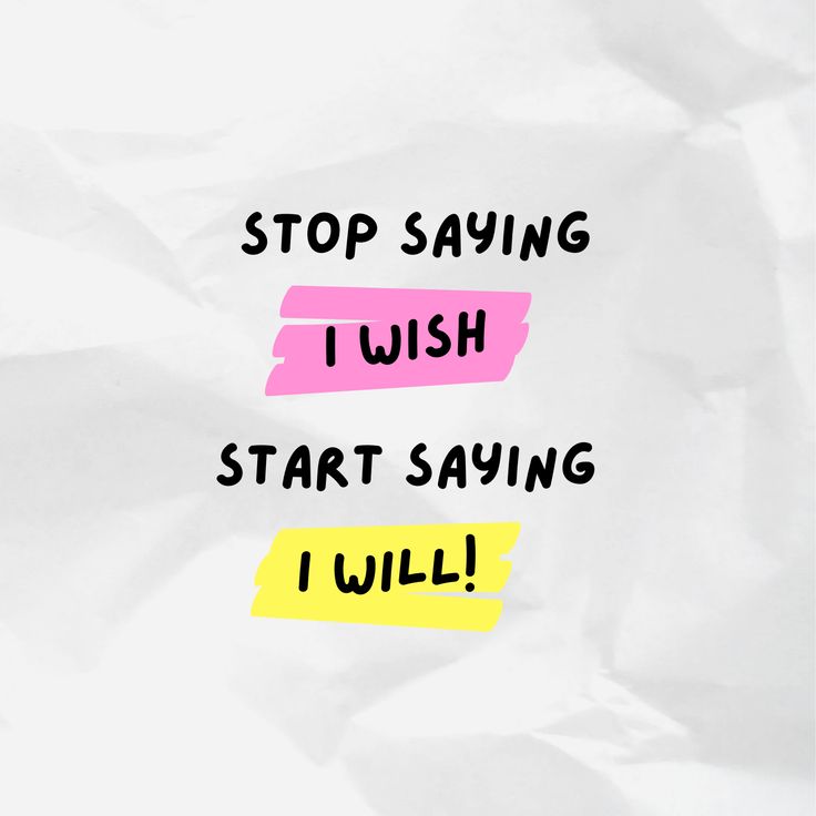 motivational quote image about success, hard work, positivity and inspiration. Stop saying " I wish, start saying I will.